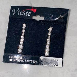 Vieste Genuine Austrian Crystal Earrings